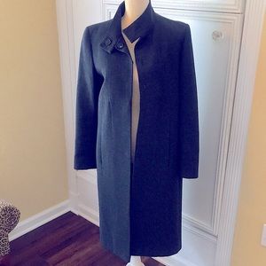 Italia Italia Long Gray Overcoat SMALL